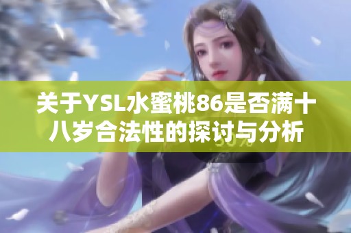 关于YSL水蜜桃86是否满十八岁合法性的探讨与分析