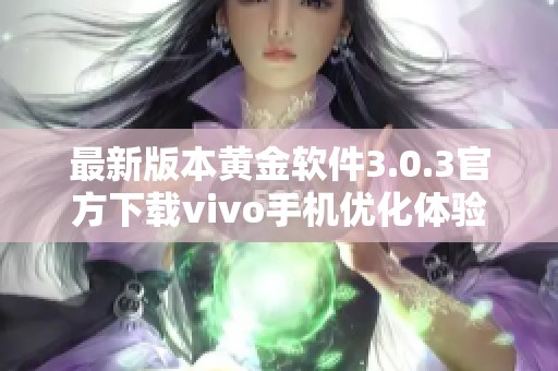 最新版本黄金软件3.0.3官方下载vivo手机优化体验